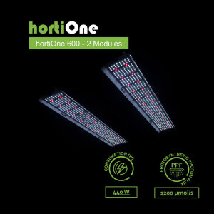hortiONE V3 Professional LED Set, mit Bluetooth Dimmer