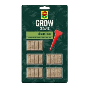 COMPO Grow Organic Düngesticks, 20 Stück