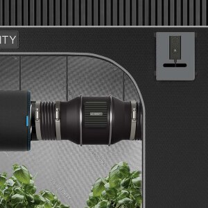 AC Infinity CLOUDLINE PRO S6, leises Inline-Lüftersystem mit Drehzahlregler, 150 mm